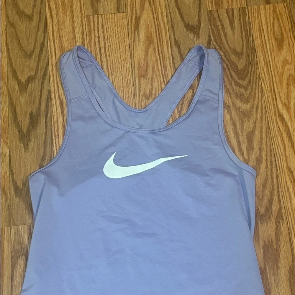 Nike Swoosh Lavender Racerback Tank, XS